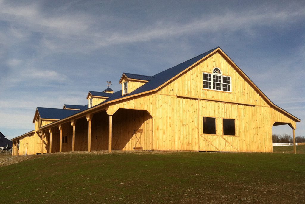 Wood Exterior Pole Building